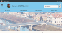 Desktop Screenshot of comune.pontelongo.pd.it